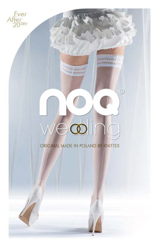 EVER AFTER Ladies 20 denier hold ups (white or cream)