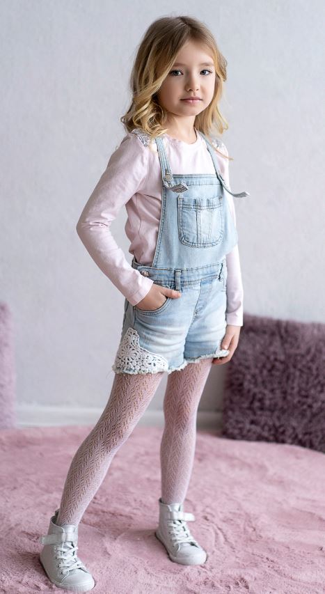 OLIMPIA Girls' ajour white tights (0 months-5 years)